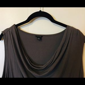 Ann Taylor XL cowl neck sleeveless top NWOT